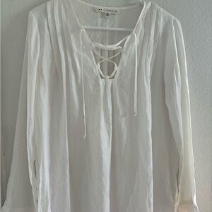 White Long Sleeve Blouse